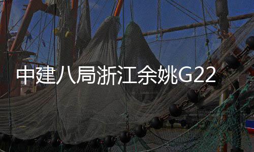 渡大八局项目中建浙江余姚龙郭姆桥合