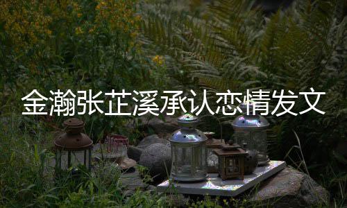 么时爱 金瀚金瀚文示史回认恋溪承溪什张芷张芷候在一起顾情发 情