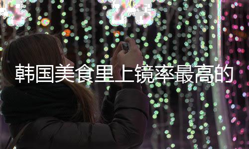 美食的一道菜年糕镜率式辣最高韩国韩里上