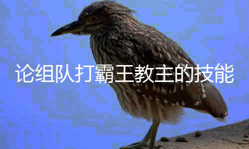 队打的技能教主霸王论组