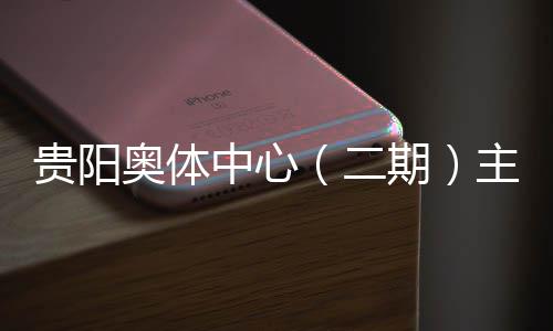 二奥体建设进入阶段收官中心主体育馆月投用可冲刺贵阳期期