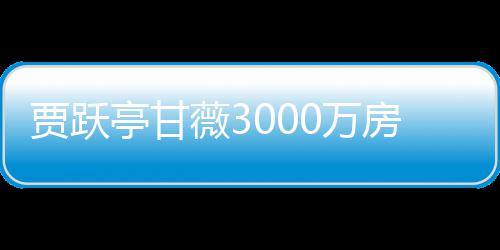 卖 亭甘贾跃被拍薇30万尚欠银行亿元房产